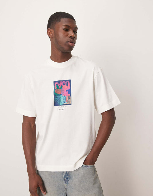Homme Oversized T-Shirt With Chest Print