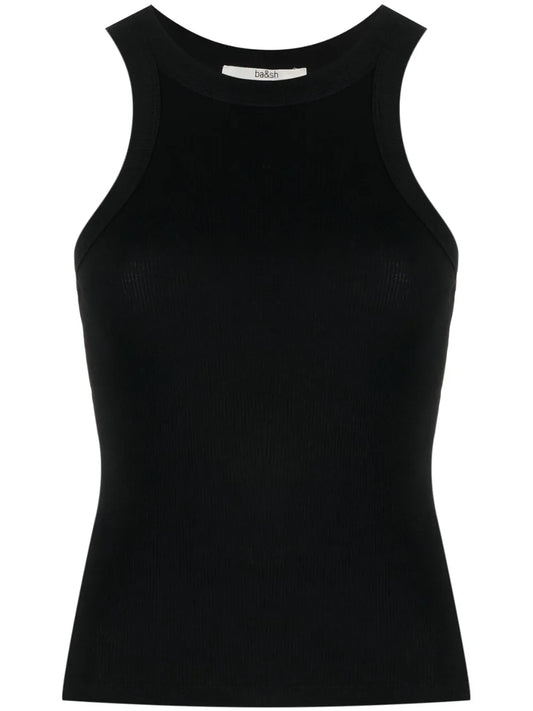 Cynda Ribbed Cotton Tank Top