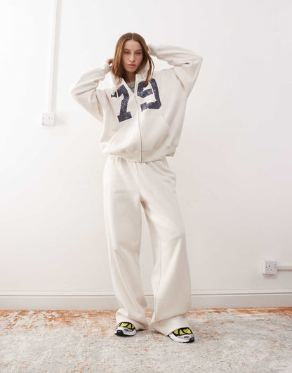 Zip Through Logo Hoodie Co-Ord