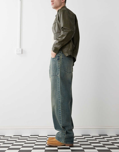 Patch Pocket Utility Jeans