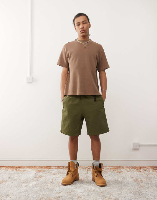 Waffle Knit Oversized T-Shirt