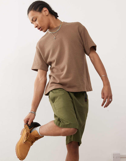 Waffle Knit Oversized T-Shirt