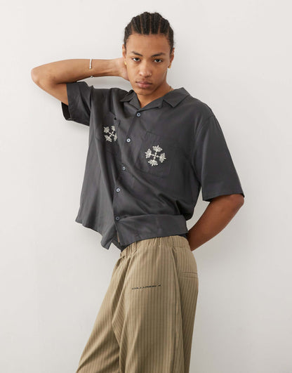 Short Sleeve Los Angeles Slogan Shirt