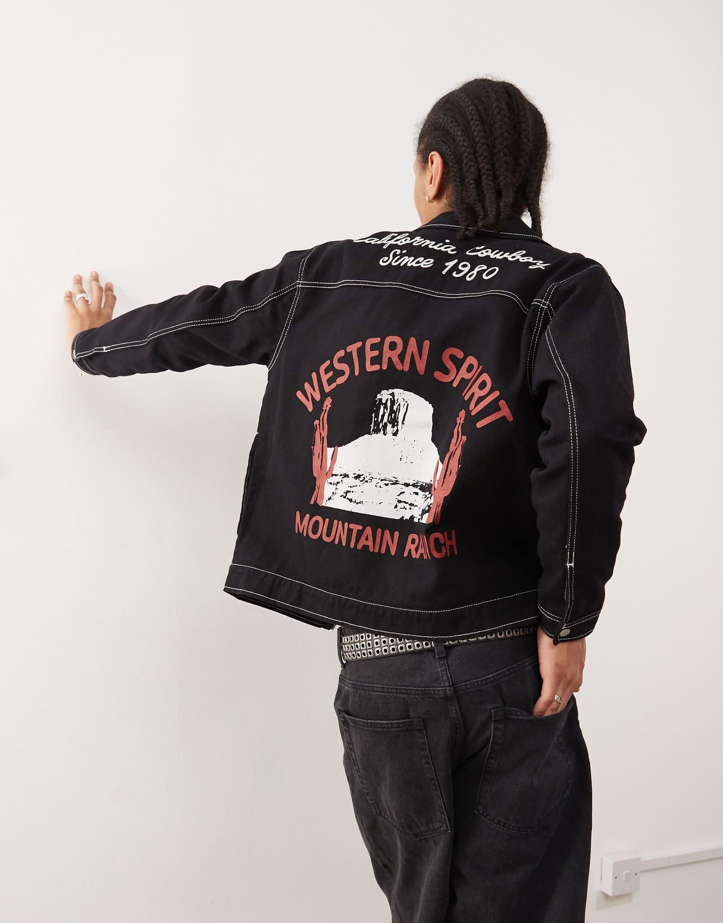 Slogan Detail Jacket