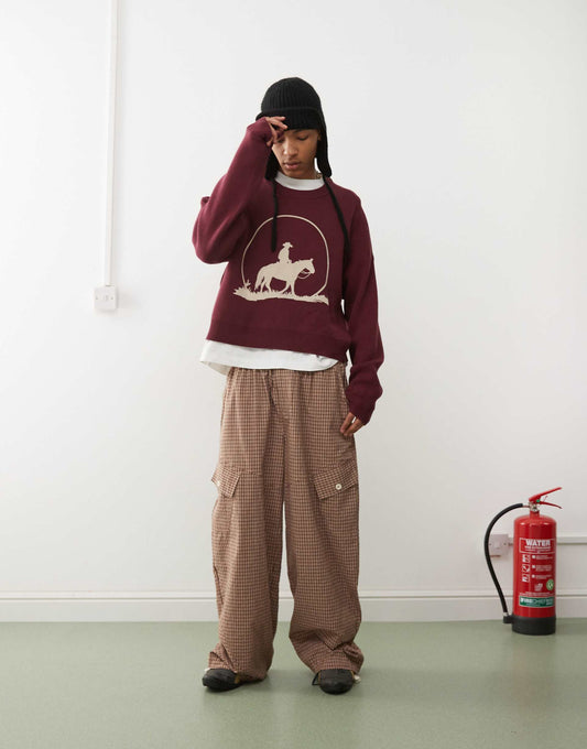 Cowboy High Neck Jumper