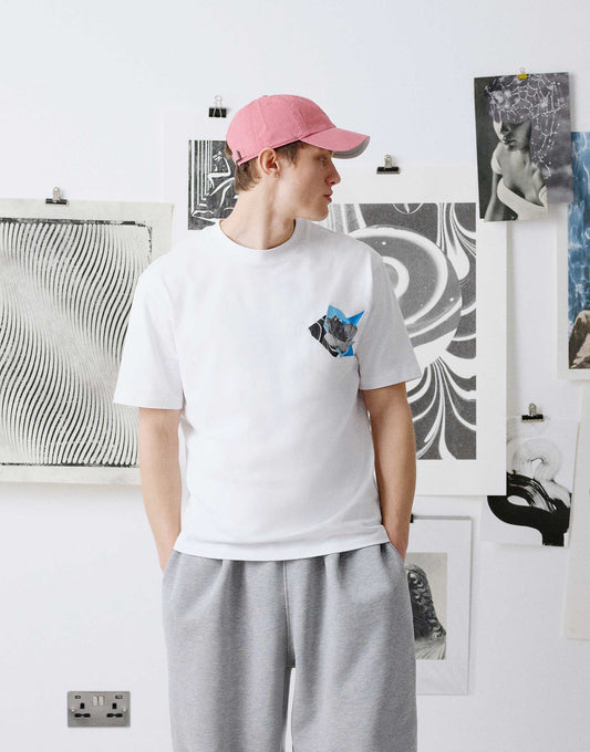 Premium Heavyweight Oversized Fit T-Shirt With Front And Back Patch Print And Embroidery