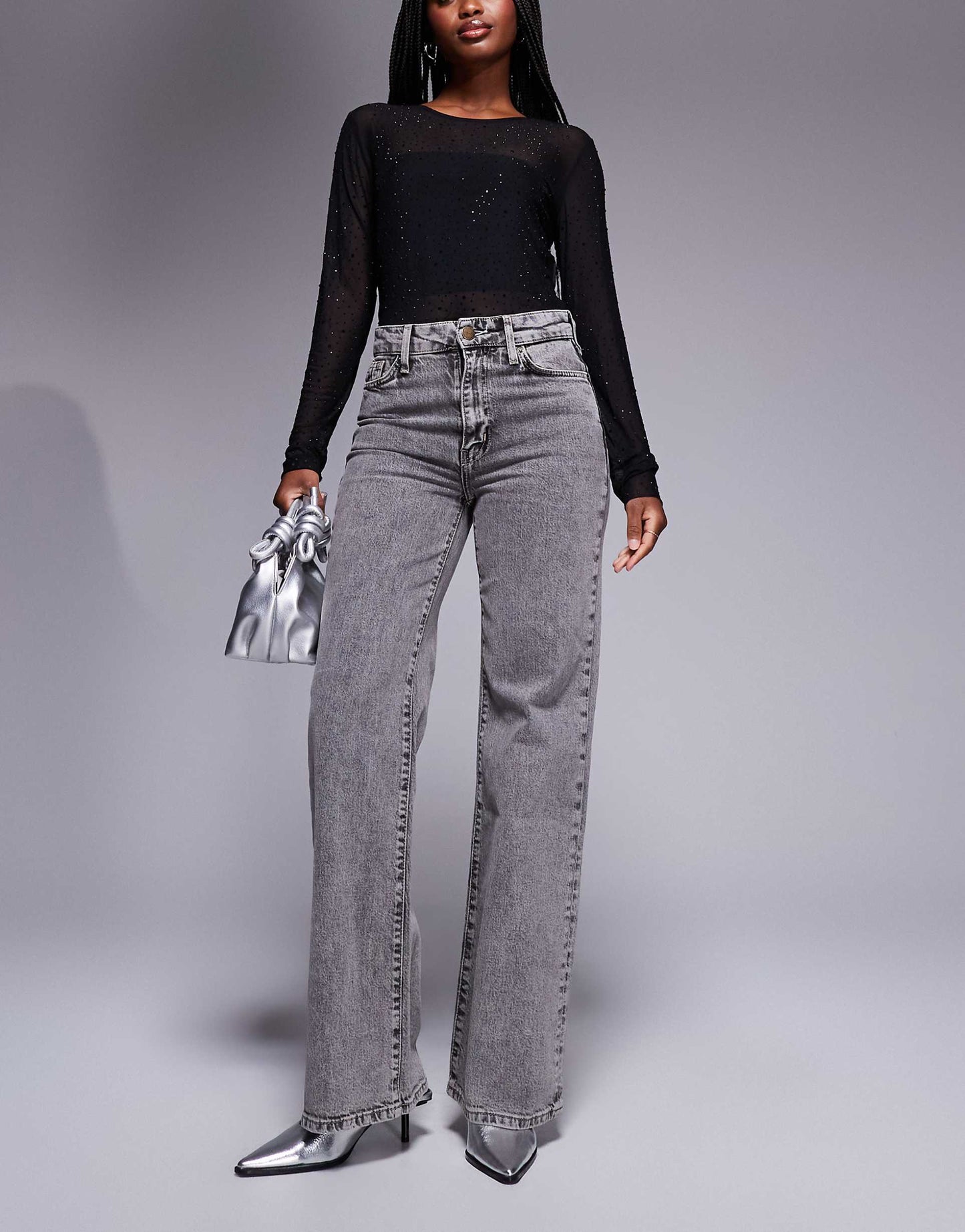 Wide Leg Jean With Detachable Belt