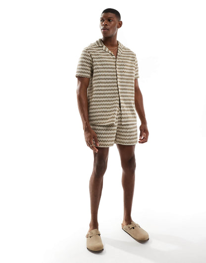 Crochet Beach Short Co-Ord