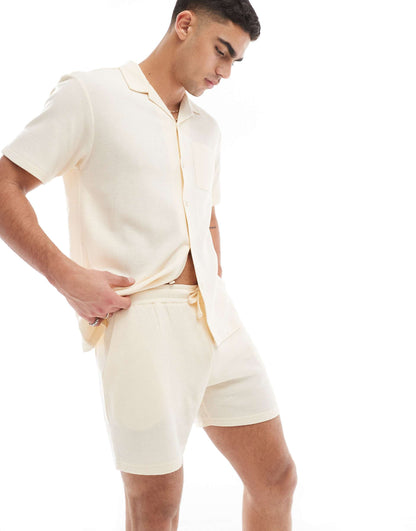 Waffle Shorts Co-Ord