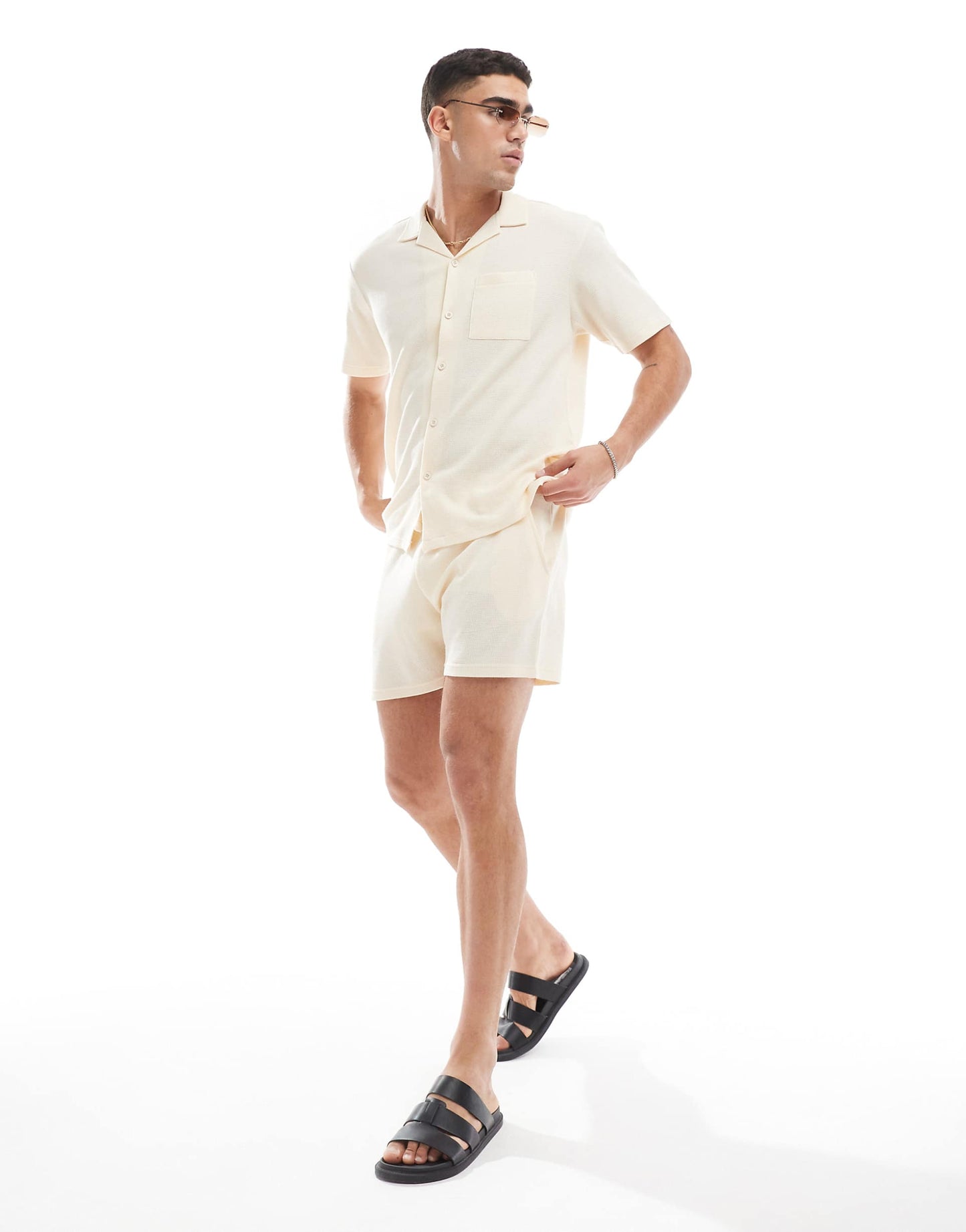 Waffle Shorts Co-Ord