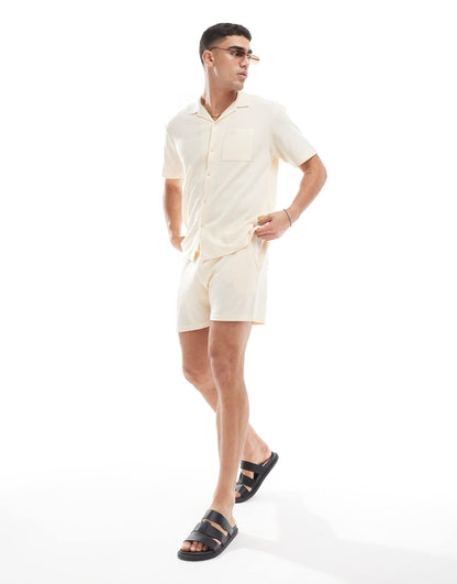 Waffle Shorts Co-Ord