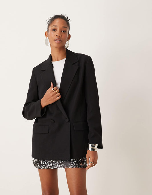 Double Breasted Oversized Blazer