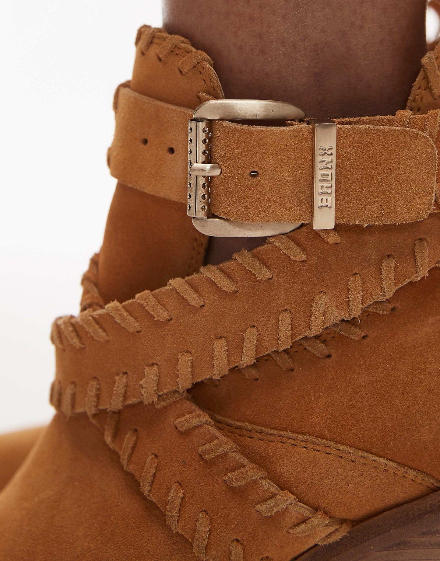 New-Kole Buckle Western Ankle Boots