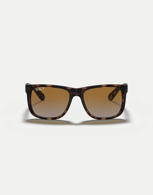 Justin Classic Square Polarised Sunglasses With Brown Lens