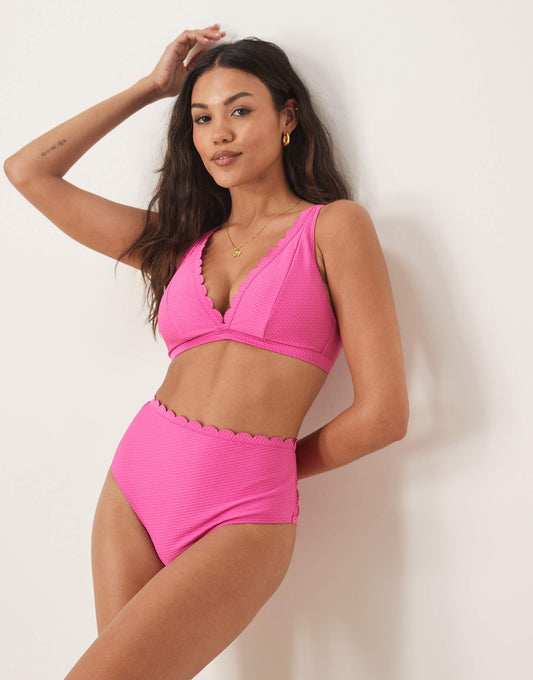 Fuller Bust Scallop Bikini