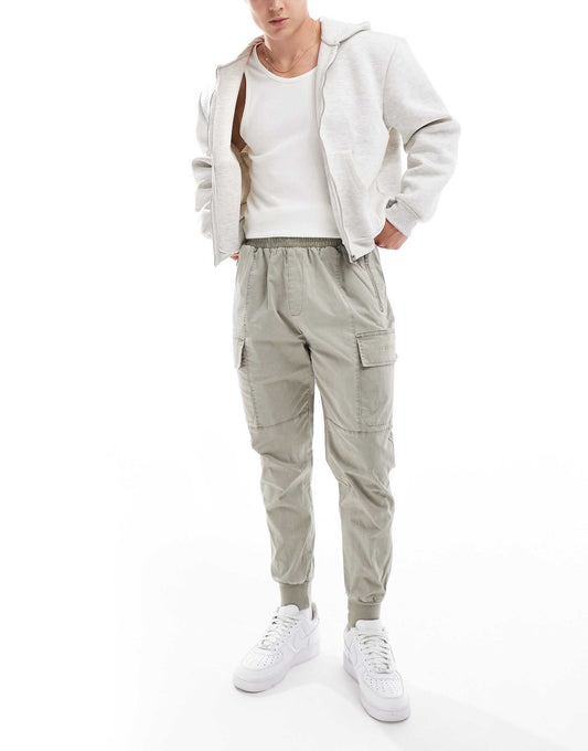 Washed Utility Cargo Trouser