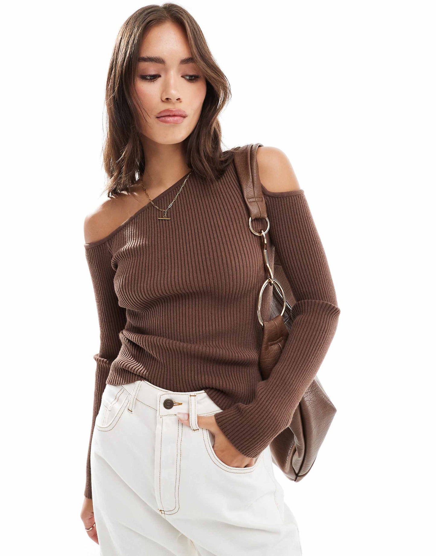 Asymetric Knitted Top