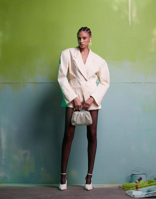 Elevated Shoulder Blazer