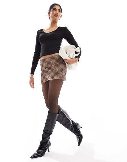 Mesh Mini Skirt