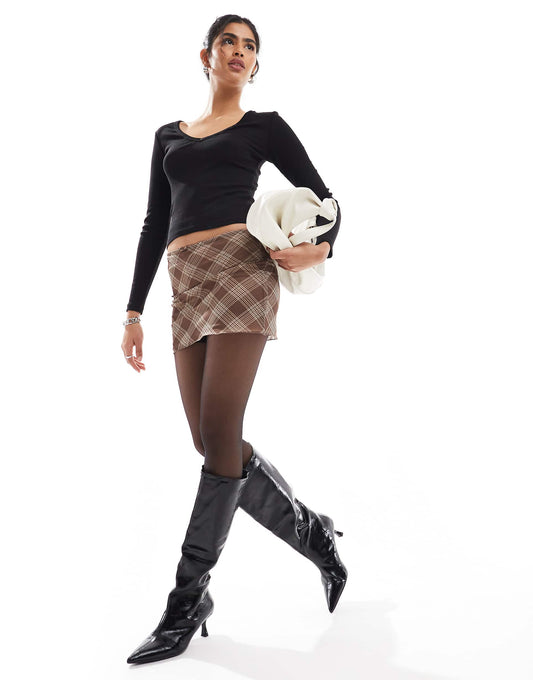 Mesh Mini Skirt
