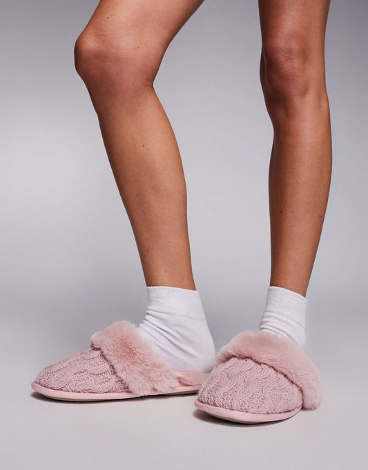 Cable Mule Slipper
