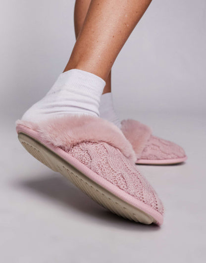 Cable Mule Slipper