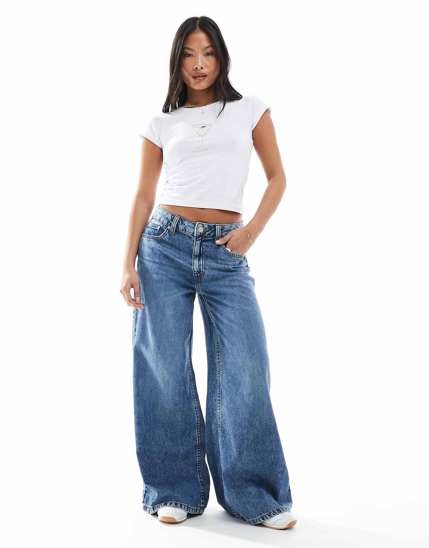 Petite Soft Wide Leg Jean