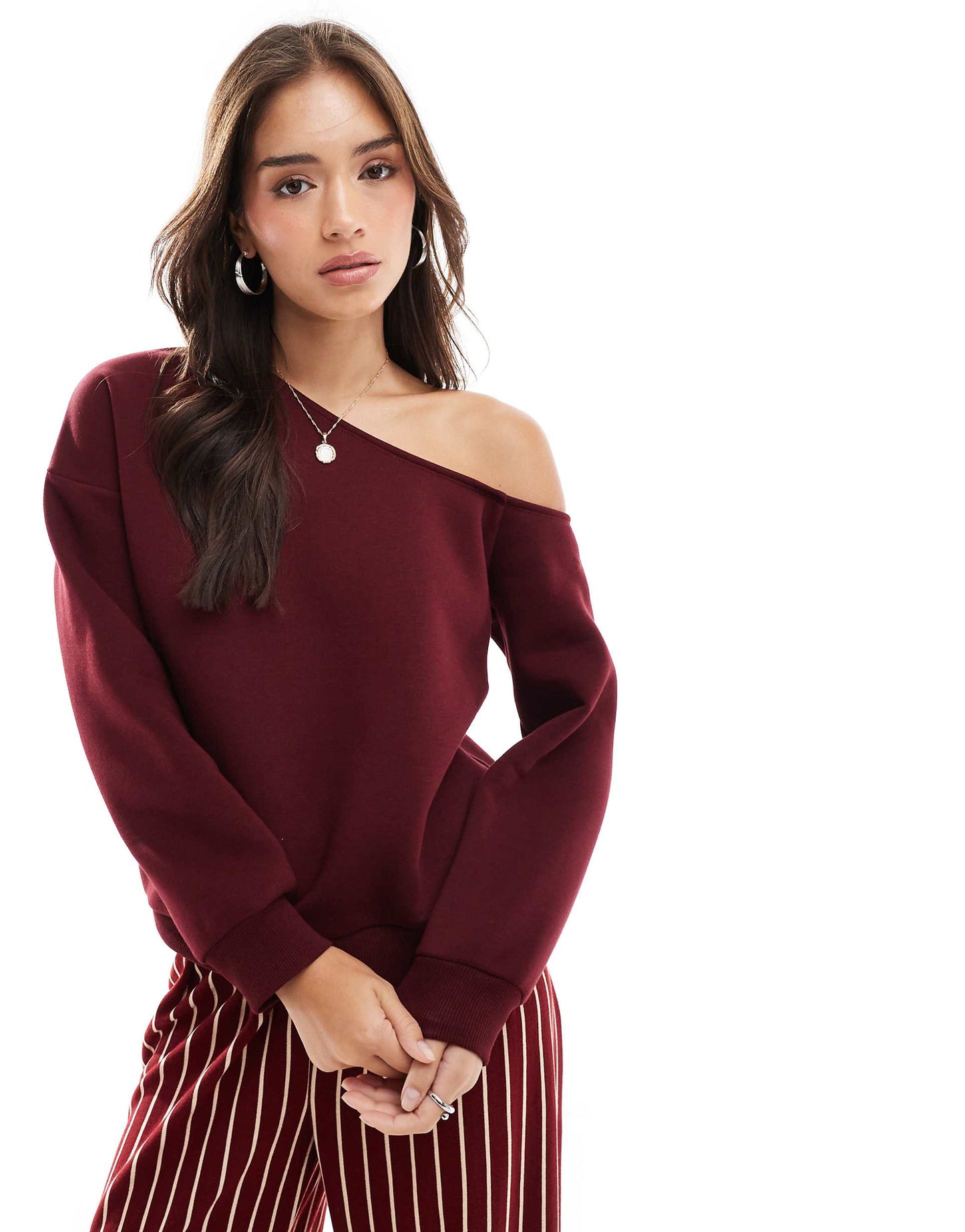 Asymmetric Slouchy Sweatshirt