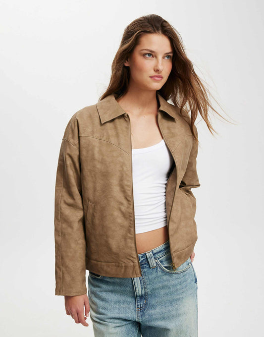 River Faux Suede Jacket