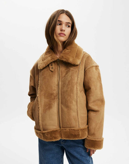 Dakota Faux Suede Jacket