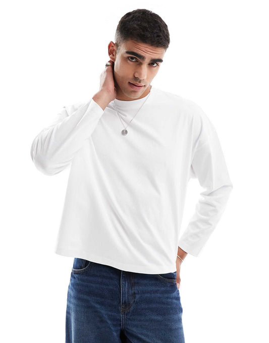 Heavyweight Oversized Boxy Long Sleeve T-Shirt