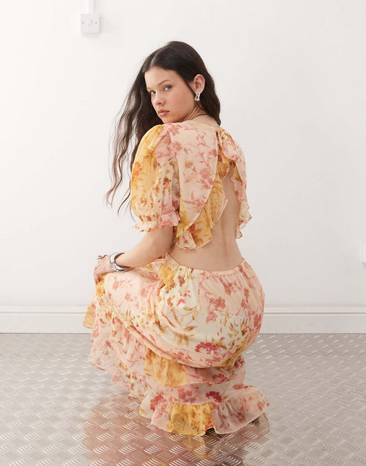 Maxi Dress With Cutout Detail