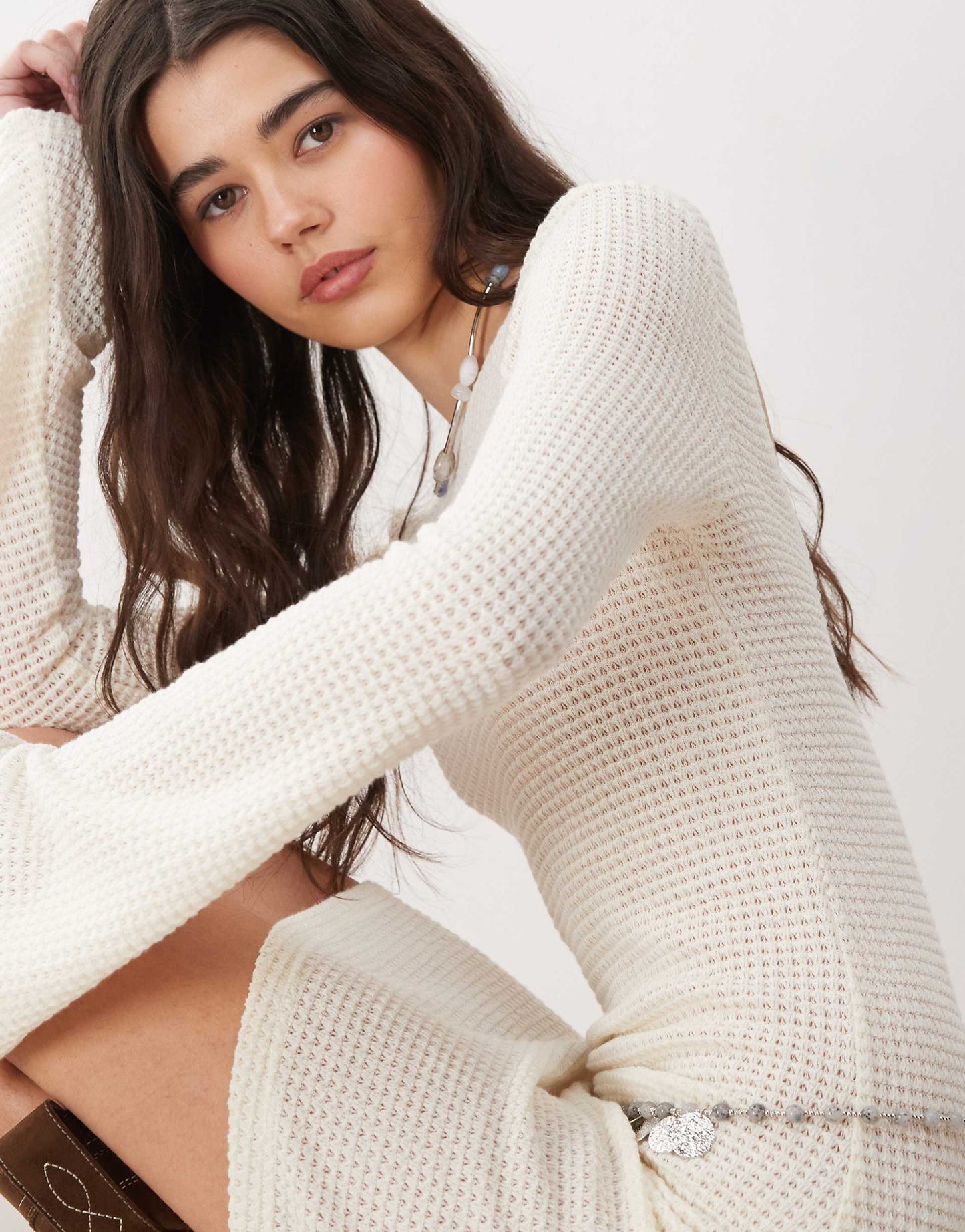 Crochet Beach Mini Dress