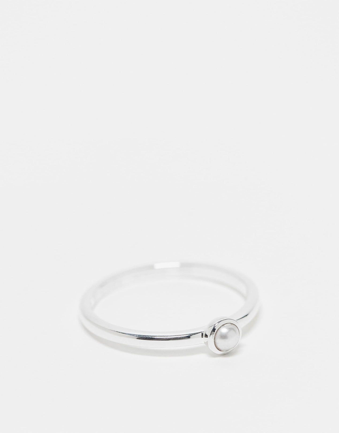 Dainty Faux Pearl Ring