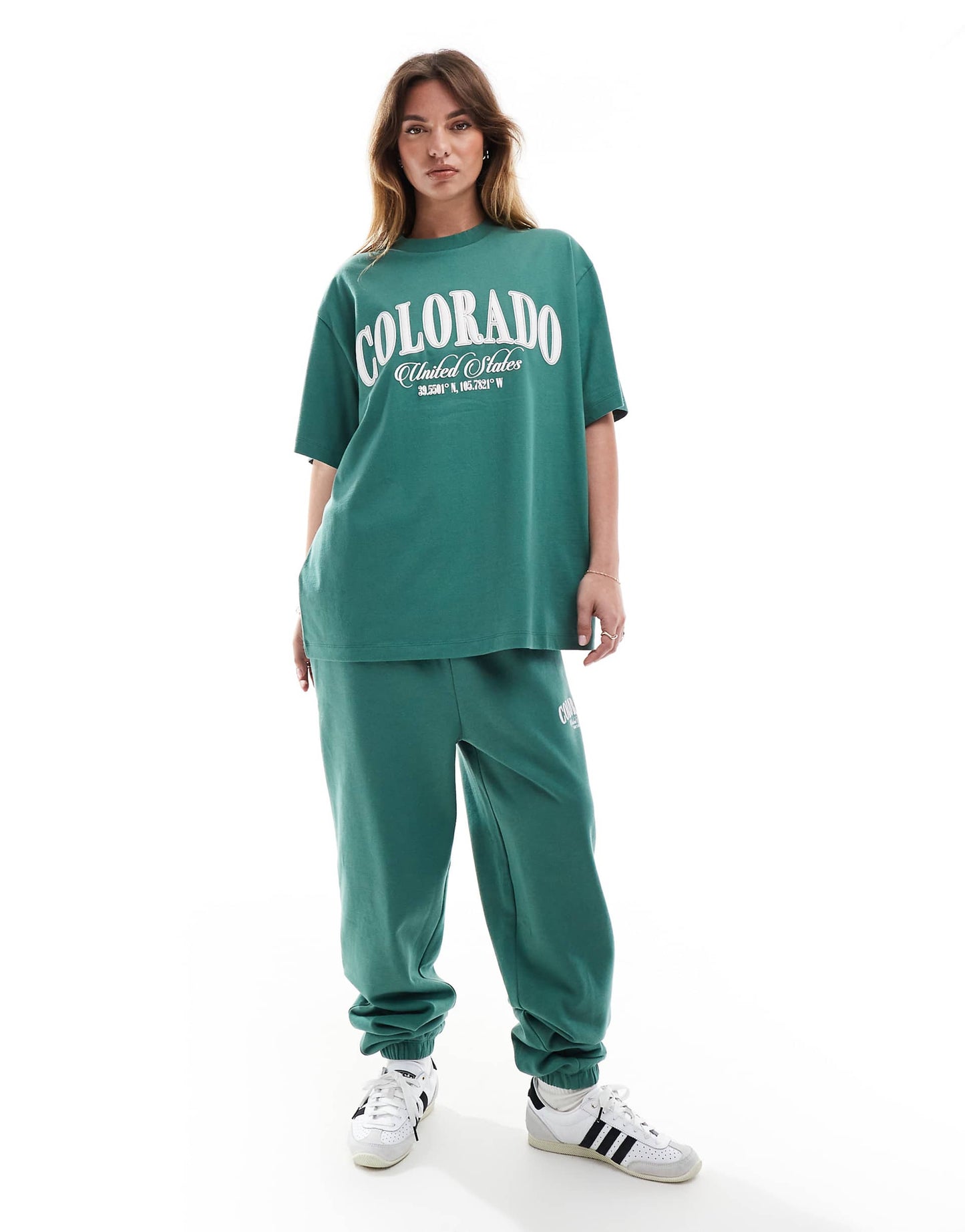 Oversized T Shirt With Colorado Graphic