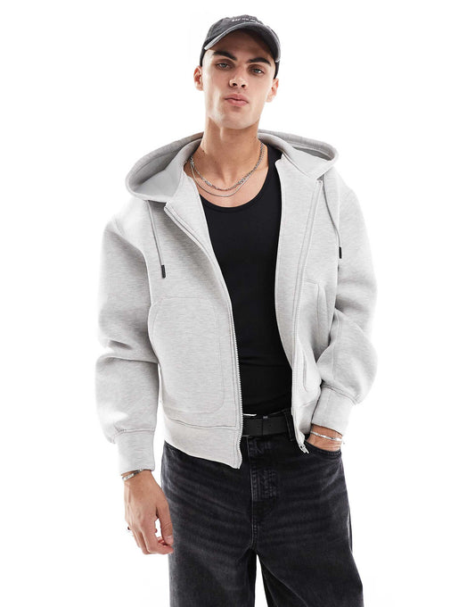 Heavyweight Premium Zip Through Hoodie