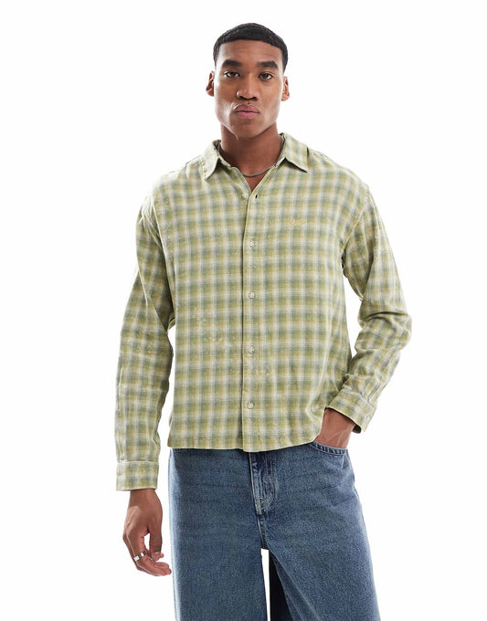 Washed Checked Shirt