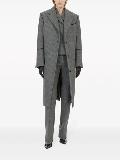 Shepherd'S-Check Double-Breasted Blazer