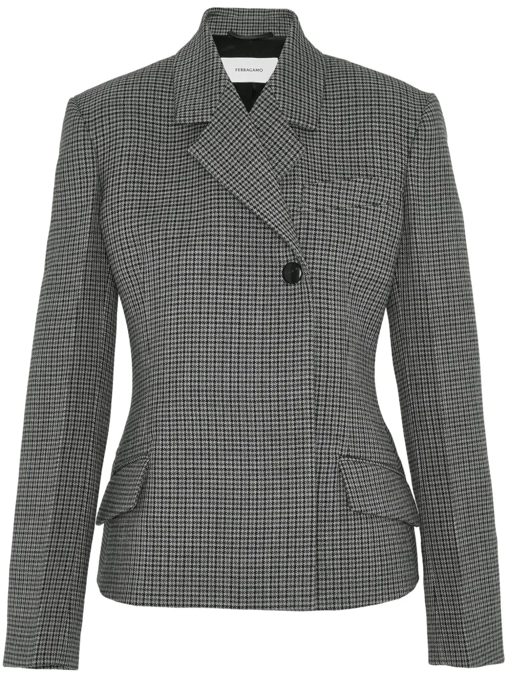 Shepherd'S-Check Double-Breasted Blazer