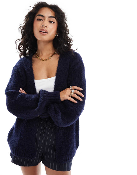 Knitted Edge To Edge Cardigan