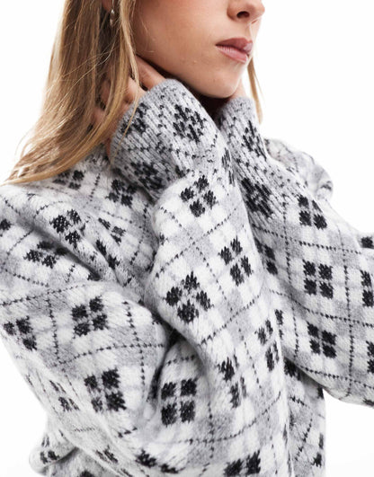 Fluffy Knitted Cardigan