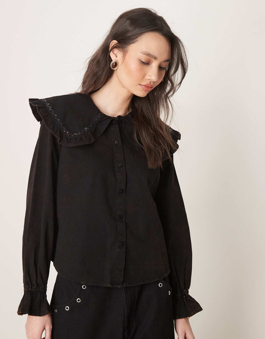 Frill Collar Shirt