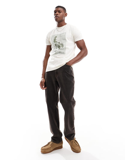 Stamp Tee In Off White