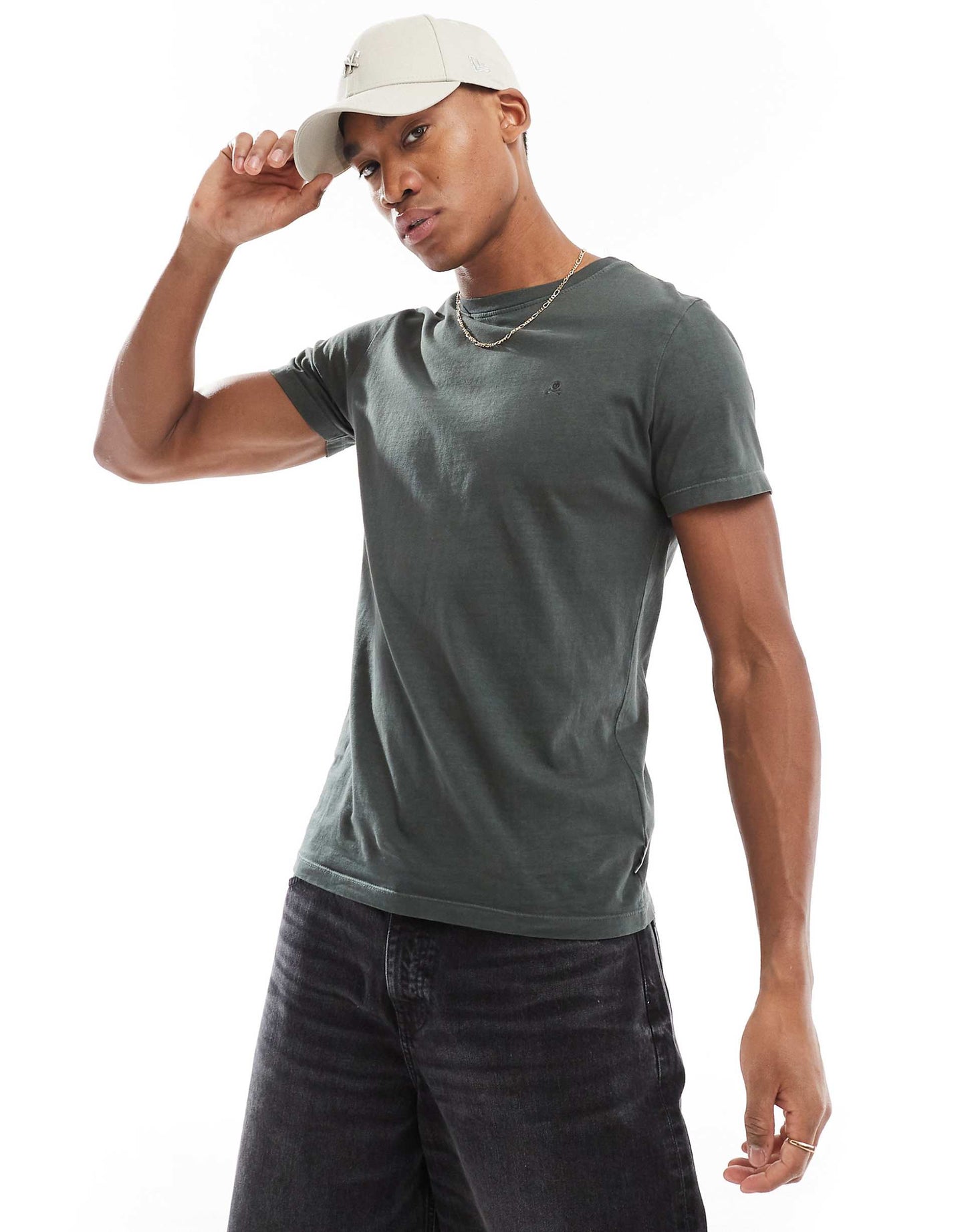 Skull Tee In Darkgreen