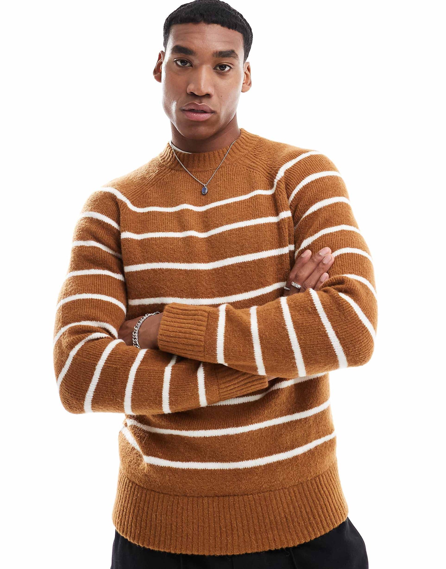 Holford Stripes Tricot In Mustard