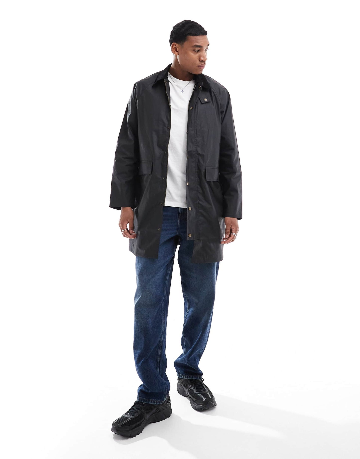Reece Trench In Dark Grey