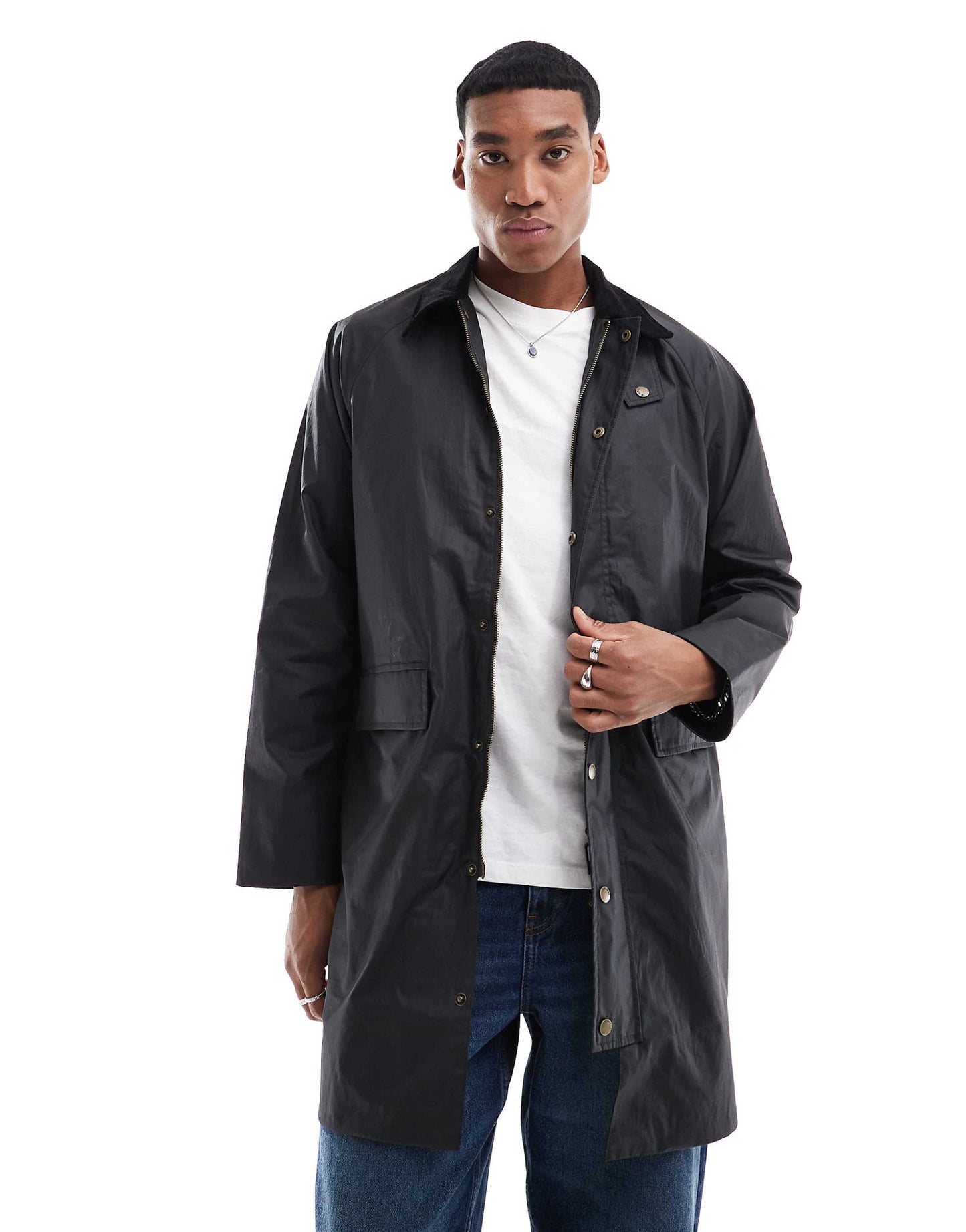 Reece Trench In Dark Grey