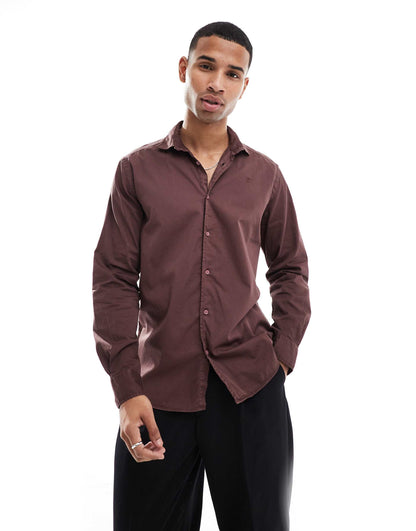 Atle Shirt In Burgundy
