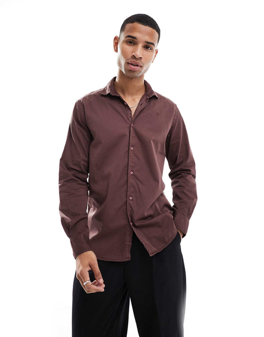 Atle Shirt In Burgundy