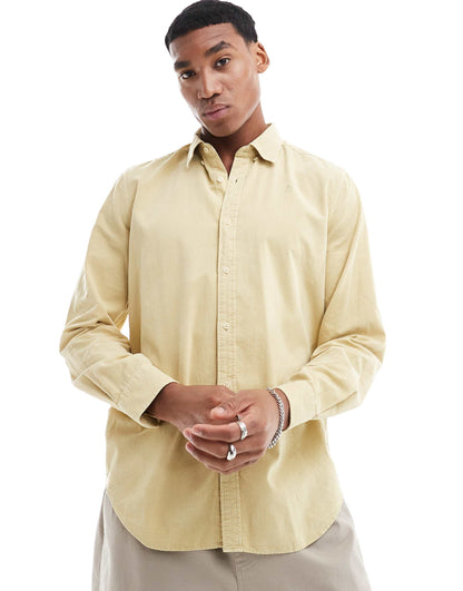 Corduroy Shirt In Melon